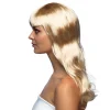 Blond langhåret paryk, Chique