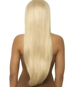 Blond lang paryk