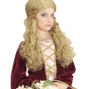Blond middelalder paryk