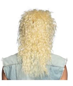 Blond rock paryk
