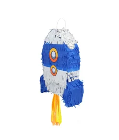 Blå raket pinata