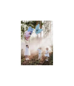 Blå sommerfugl folieballon