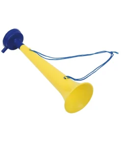 Blåt og gult horn