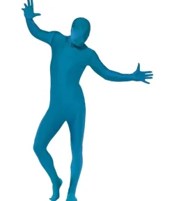 Blåt skinsuit