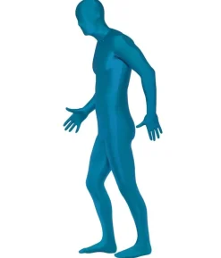Blåt skinsuit