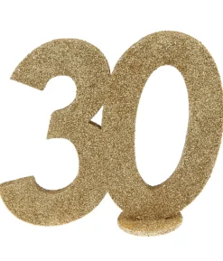 Borddekoration med guld glimmer, 30 år