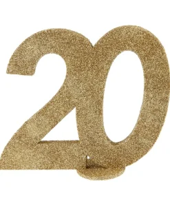 Borddekoration med guld glimmer, 20 år