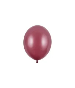 Bordeaux balloner, 100 stk metallic 5"