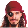 Bordeaux rød pirat bandana