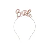 Bride hårbøjle rose gold