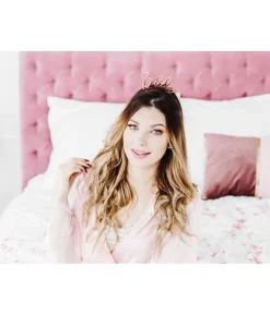 Bride hårbøjle rose gold