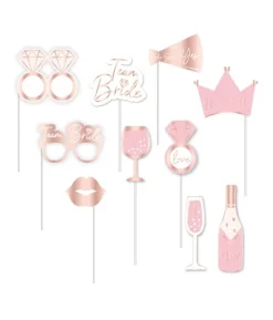 Bride to be fotosæt, rose gold