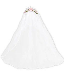 Brudeslør med diadem