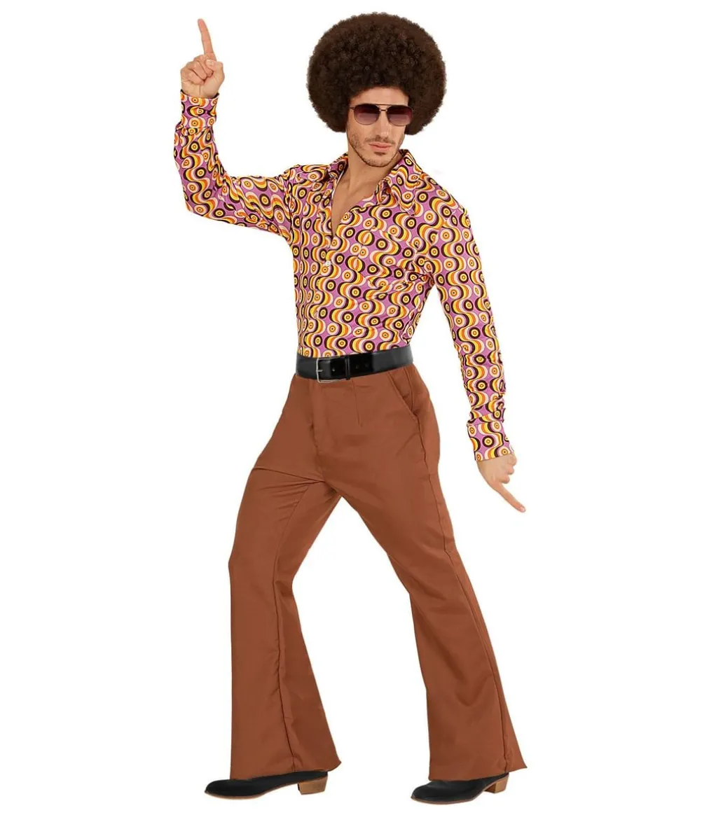 Brune Groovy 70er bukser