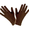 Brune korte handsker