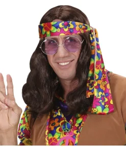 Brun Hippie Dude paryk