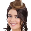 Brun mini tyrolerhat