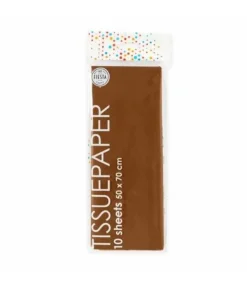 Brun silkepapir, 10 ark