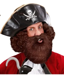 Brunt fuldskæg
