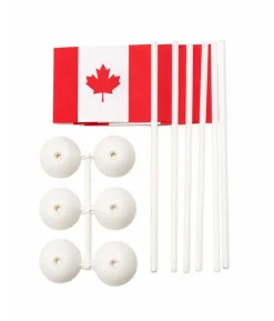 Canada bordflag, 6 stk