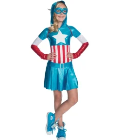 Captain America kostume, pige