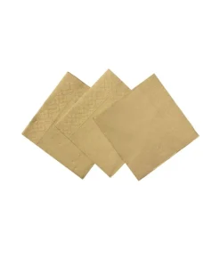 Champagneguld servietter, 20 stk