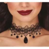 Choker med sorte sten