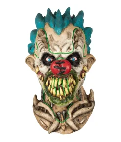 Clown spikes maske med LED lys