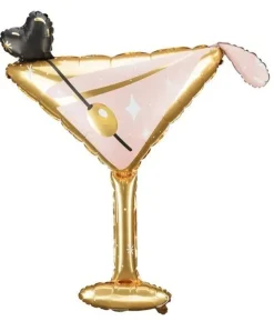 Cocktail glas folieballon