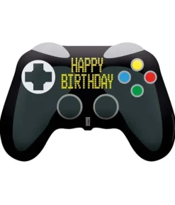 Controller Happy Birthday folieballon, 52 X 71 cm