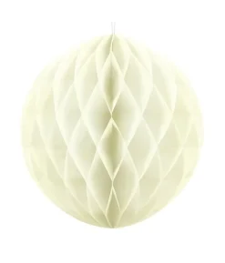 Creme dekoration kugle, 40 cm