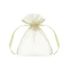 Creme organza poser, 10 stk