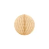Creme papirvæv kugle, 10 cm