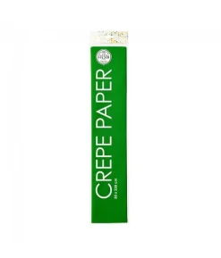 Crepe papir, Lysegrøn