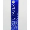 Crepe papir, metallic Mørkeblå