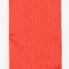 Crepe papir, metallic Rød
