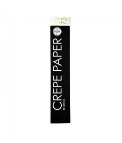 Crepe papir, Sort