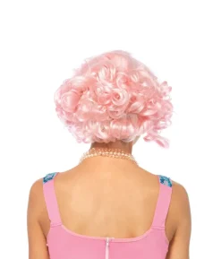 Curly Bob paryk, lyserød