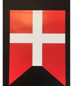 Danmark guirlande med splitflag
