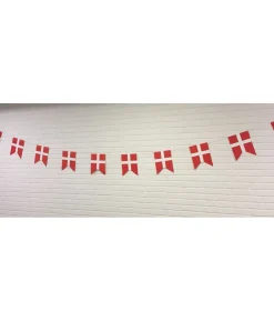Danmark guirlande med splitflag