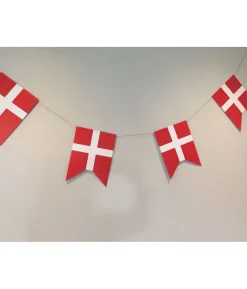 Danmark guirlande med splitflag