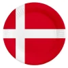 Danmark tallerkner, 8 stk.