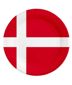 Danmark tallerkner, 8 stk.