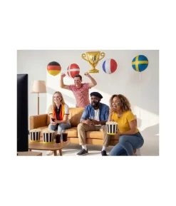 Dannebrog folieballon, 35 cm