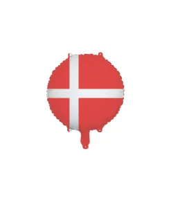 Dannebrog folieballon, 35 cm