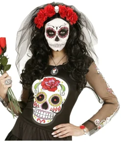 Day of the Dead armbånd med kranier