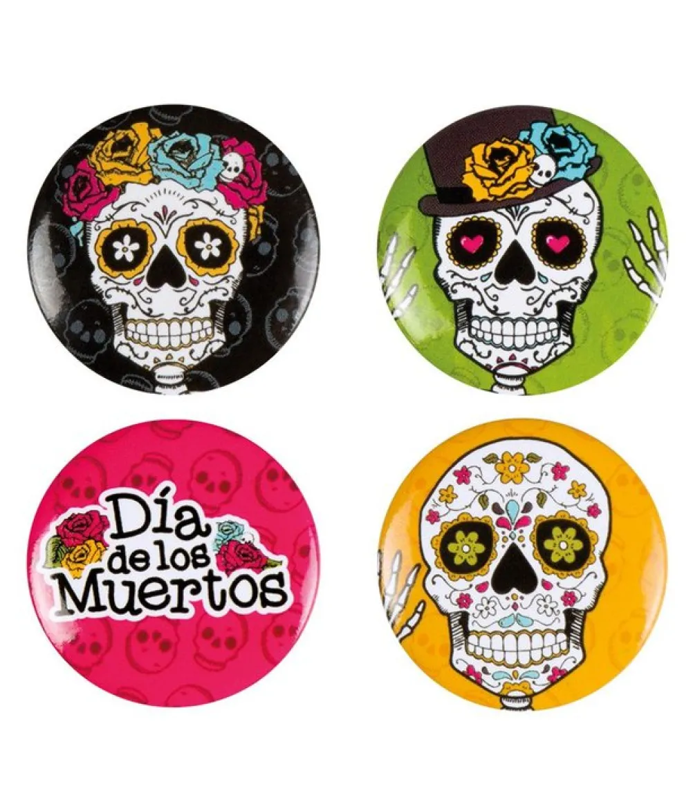 De dødes dag badges
