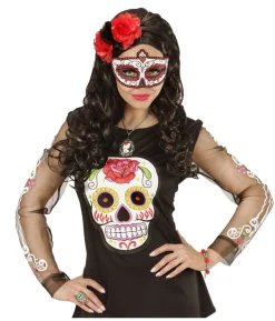 Dia de los Muertos halvmaske