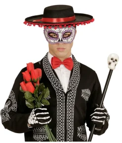 Dia de los Muertos halvmaske