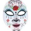 Dia De Los Muertos halvmaske